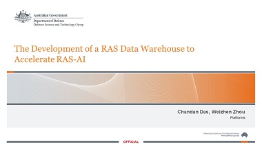 The development of a RAS data warehouse to accelerate RAS-AI