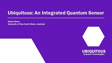 UBIQUTs Quantum Sensing Using Organic Semiconductors