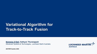 Variational algorithm for track-to-track fusion