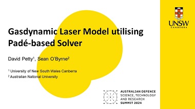 Gasdynamic Laser Model utilising Padé-based Solver