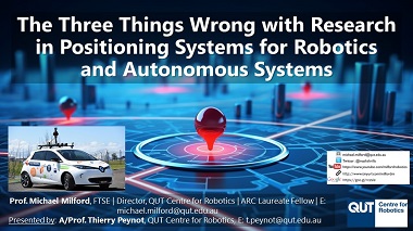 The Three Things Wrong With Research in Positioning Systems for Robotics and Autonomous System