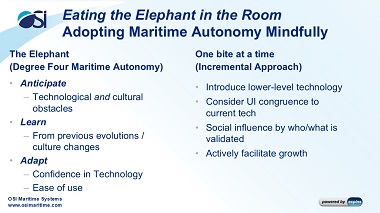 Eating the Elephant in the Room: Learning to Trust Maritime AI