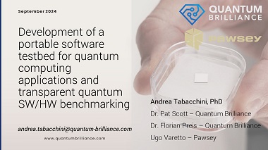 Development of a Portable Software Testbed for Quantum Computing Applications and Transparent Quantum SW/HW Benchmarking